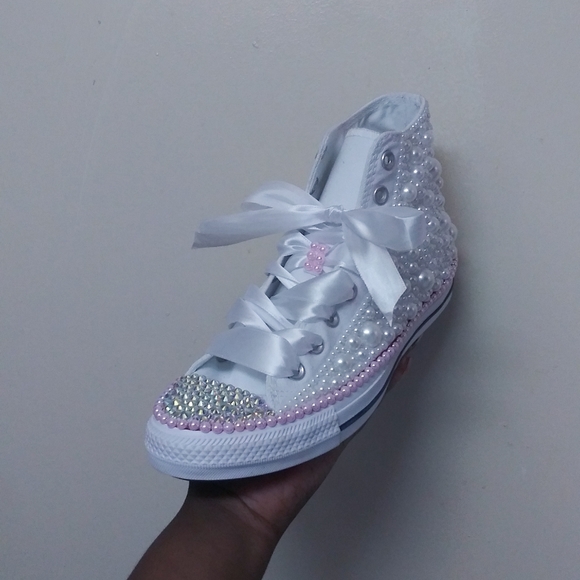 Custom Bling High Top Converse
